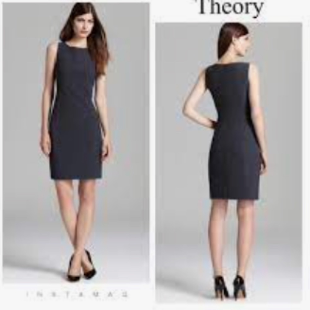 Theory Betty 2B Edition Dress Black 0